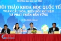 Hội thảo Khoa học Quốc tế “Quản lý môi trường và phát triển bền vững”